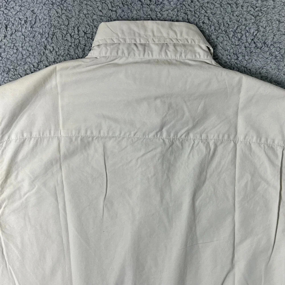 Polo Ralph Lauren Women's Cream Button-Front Shirt Dress - Picture 11 of 16